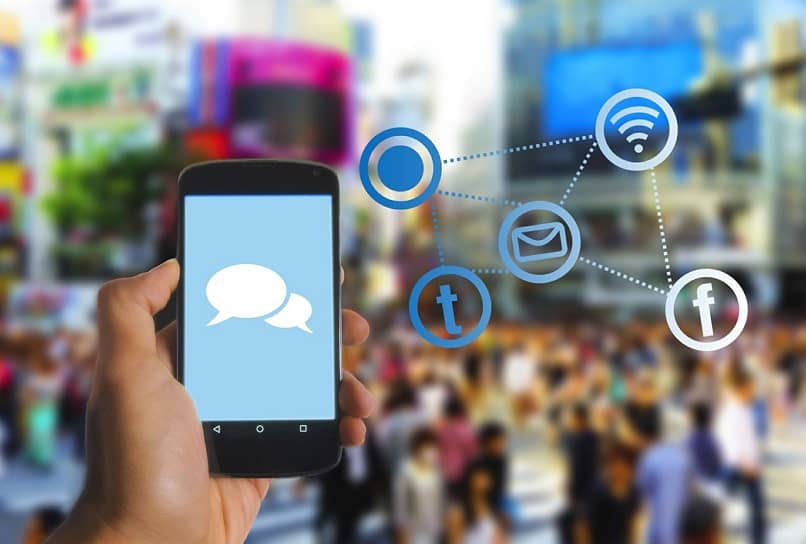 smartphone utilidades redes sociales internet chat