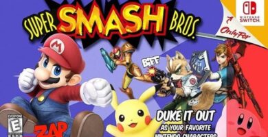 Super Smash Bros 64: n pelaaminen moninpelissä ystävien kanssa verkossa (esimerkki) 4 super smash bros caratula juego 10081