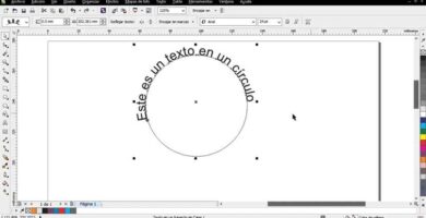 Kuinka muuntaa vektorireunus objektiksi Corel DRAW -ohjelmalla 16 texto circulo