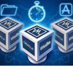 tres iconos de virtual box