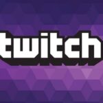 twitch logo morado letras