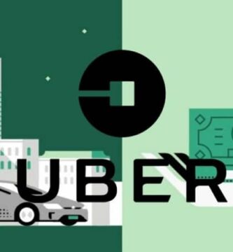 uber logo auto mano