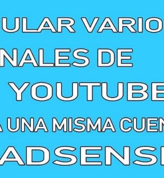 vincular varios canales de youtube