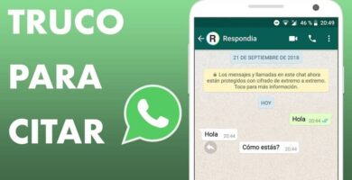 whatsApp trucos citar mensajes