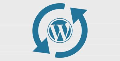 wordpress logo azul 13571