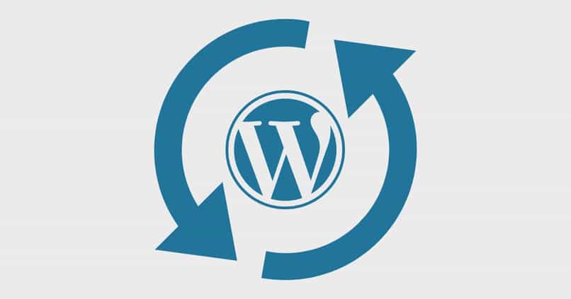 wordpress logo azul 13571