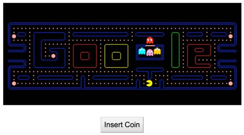 doodle pac man google