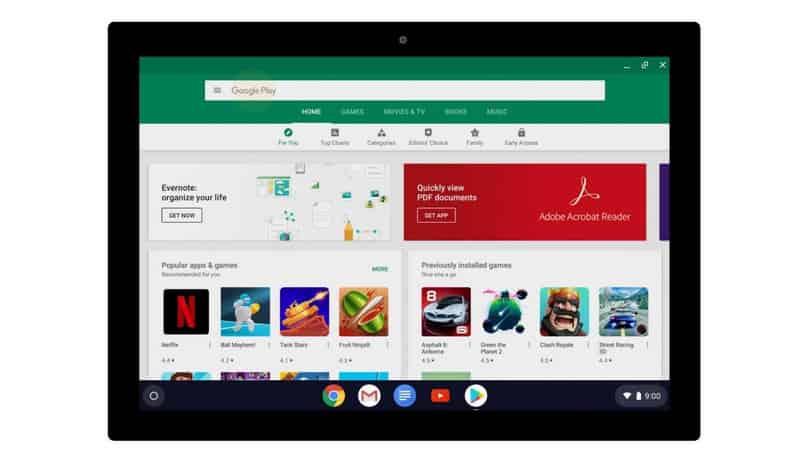 Googlen kannettava tietokone tai Chromebook ajaa Microsoft Officea