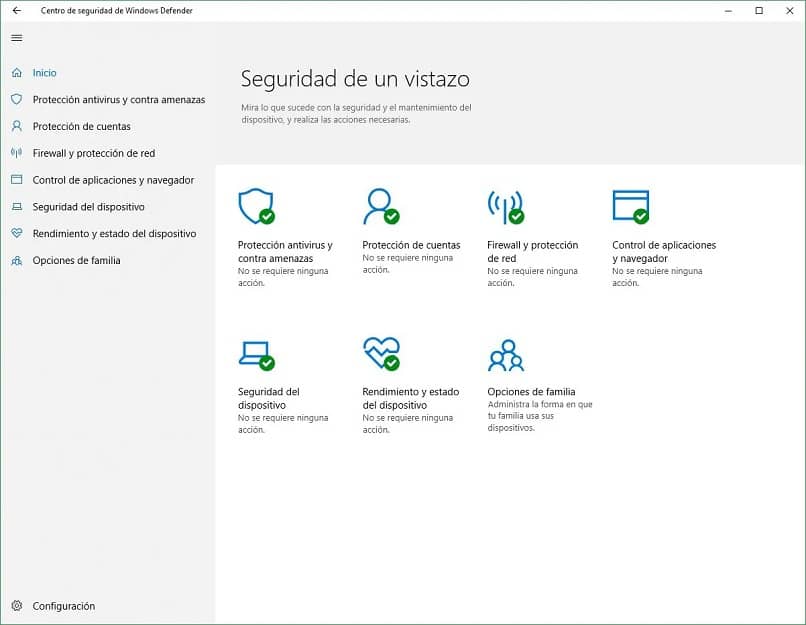 antivirus windows 10 ikkuna