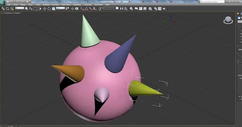 bola triangulos studio 3d