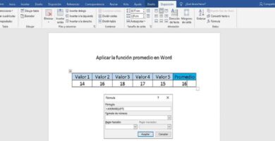 calcular promedio word 13889