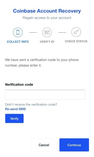 Kuinka muuttaa puhelinnumerosi Coinbasessa 6 Coinbase -vahvistuskoodi