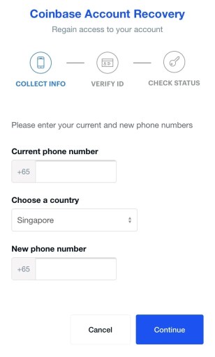 Kuinka muuttaa puhelinnumerosi Coinbasessa 5 Coinbase -tilin palautus