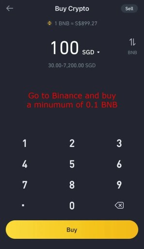 Kuinka ostaa Spore Finance (SPORE) 2 Osta BNB Binance