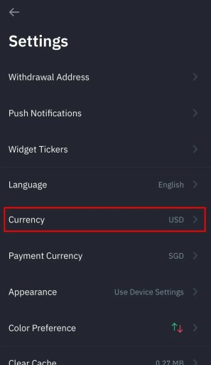 Kuinka vaihtaa valuuttaa Binancessa 6 Kuinka vaihtaa valuuttaa Binance -mobiililaitteella