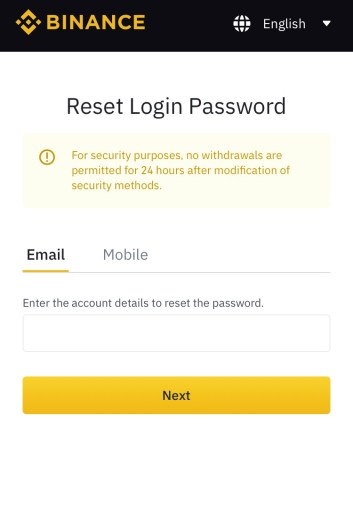 Binance -salasanan vaihtaminen tai palauttaminen 6 Kuinka nollata salasana Binancessa