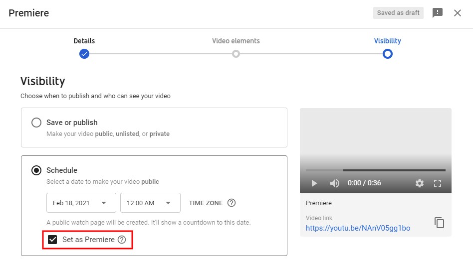 Videon ensi -ilta YouTubessa 3 Videon ensi -ilta YouTubessa