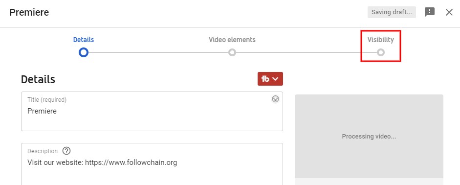 Videon ensi -ilta YouTubessa 2 YouTube -videon näkyvyys