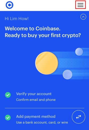 Coinbase -valikkokuvake