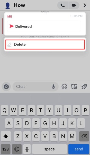 Kuinka poistaa lähetetty snap Snapchatissa