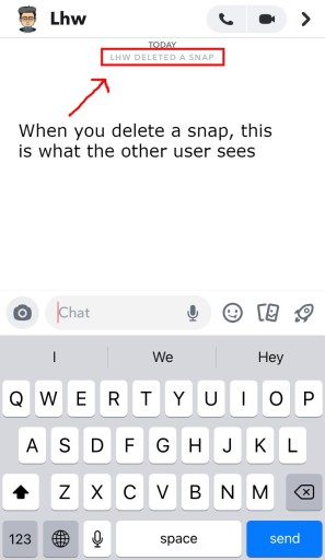 Kuinka poistaa lähetetty Snap Snapchatissa 3 Kuinka peruuttaa snap-lähetys