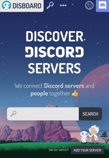 Etsi Discord-palvelimet