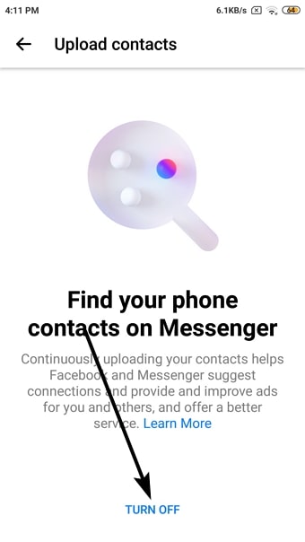 poista ehdotetut ihmiset Messengerissä