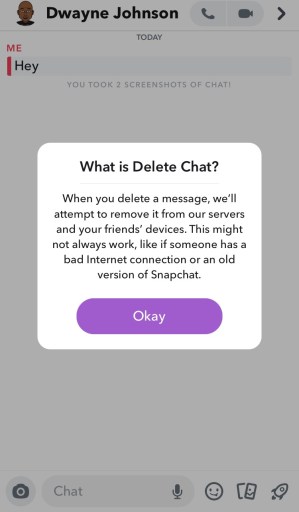 Kuinka poistaa viestejä Snapchatissa