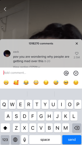 Kuinka muuttaa "For You" -sivusi (FYP) TikTokissa 3 TikTok lisää kommentti