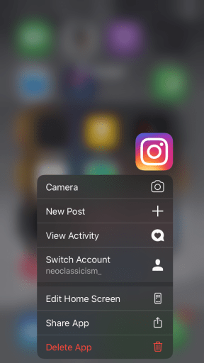 Kuinka tyhjentää Instagram-välimuisti iPhonessa