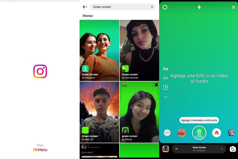 aplicacion instagram filtro pantalla verde 18618