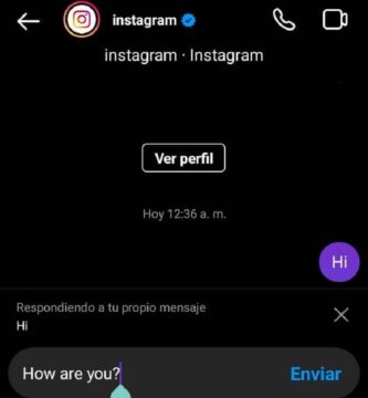 citar mensaje instagram