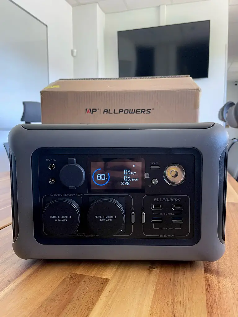 ALLPOWERS R600 – Kannettava voimalaitos, joka täyttää kaikki vaatimukset 1 allpowers r600 frontal